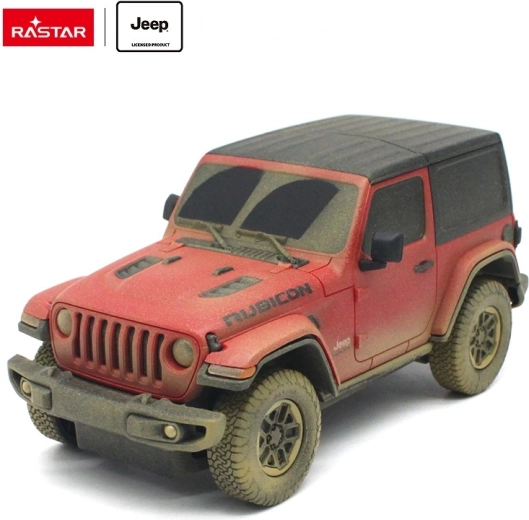 Jeep Wrangler Rubicon távirányítós autó 1:24 Rastar (Muddy verzió) - 1 db