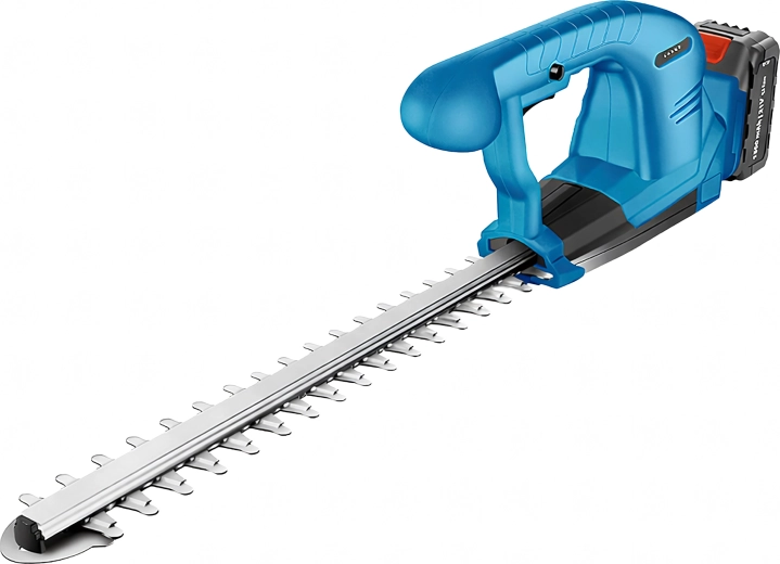 Akkumulátoros sövénynyíró erős teljesítménnyel, 2× akkumulátoros szett