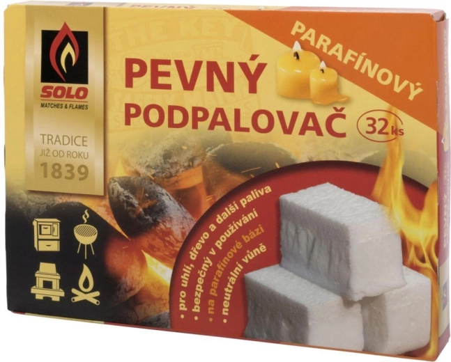 Szilárd paraffin gyújtó SOLO, 32 db