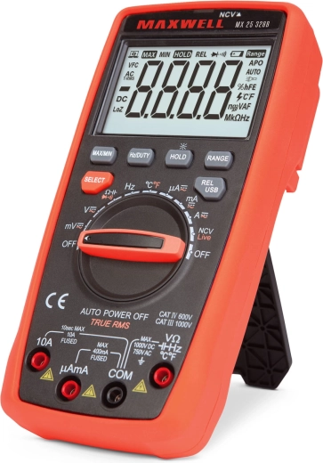 Maxwell 5 az 1-ben digitális multiméter USB-s PC-csatlakozással