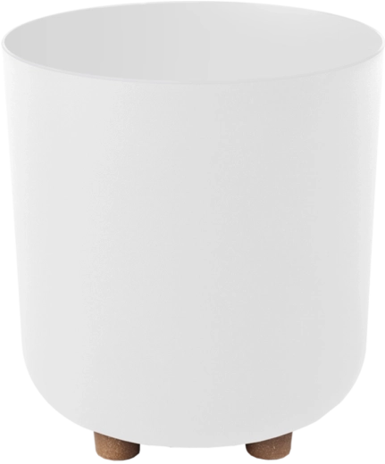 Sofia fehér virágcserép LAMELA 24 cm