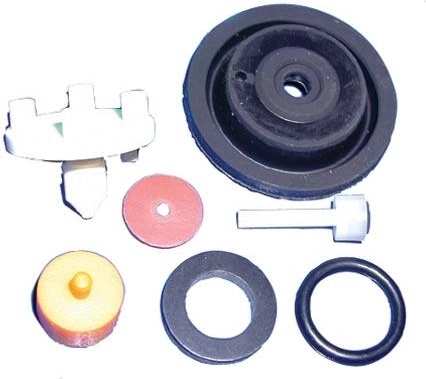 Tömítés a WC T2442 feltöltőszelephez, gumi/PH (7 db) + fúvóka és biztonsági szelep