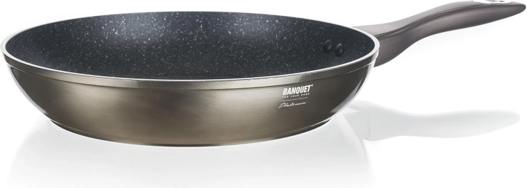 28 cm-es alumínium serpenyő tapadásmentes felülettel METALLIC PLATINUM