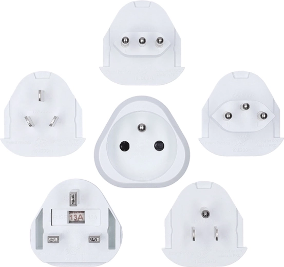 Solight univerzális utazóadapter földeléssel – 1 db