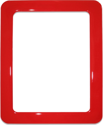 Mágneses öntapadó keret 19,0 x 23,8 cm méretben - piros