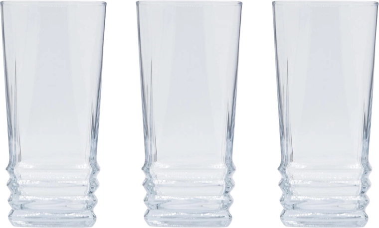 Elegan pohár 335 ml magas 3 db