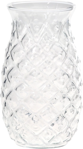 500 ml-es ananász alakú pohár bórszilikát üvegből