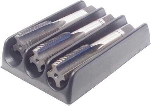 M8 × 1,25 menetfúró készlet szerszámacélból, 3 részes