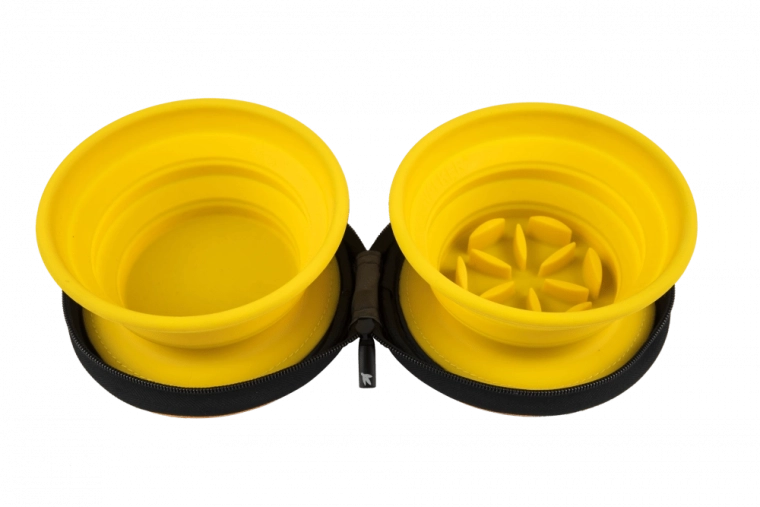 Kiwi Walker utazó duplatál lassító etetővel – narancssárga, 2 db