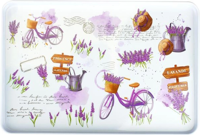 Tálca, téglalap, Új levendula 40,4 × 27,2 × 2,2 cm