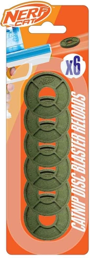 Pót habkorongok macskamentával a NERF CAT-hez, 6 db