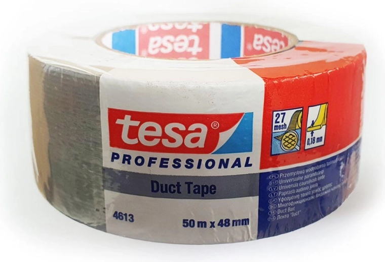 Univerzális textilszalag 48 mm × 50 m ezüst Tesa