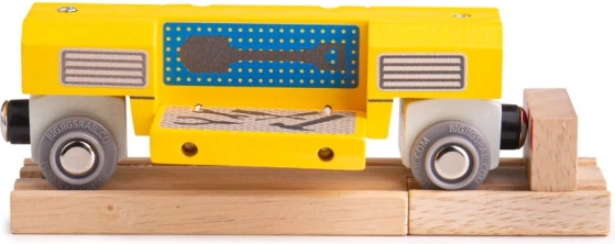 Bigjigs Rail fa mobil műhely – szerszámos vagon