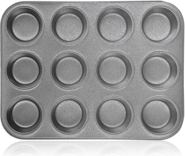 GRANITE muffinforma tapadásmentes felülettel, 12 db