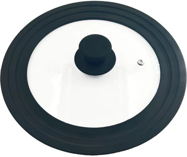 Univerzális edényfedő edzett üvegből, szeleppel 22/24/26 cm