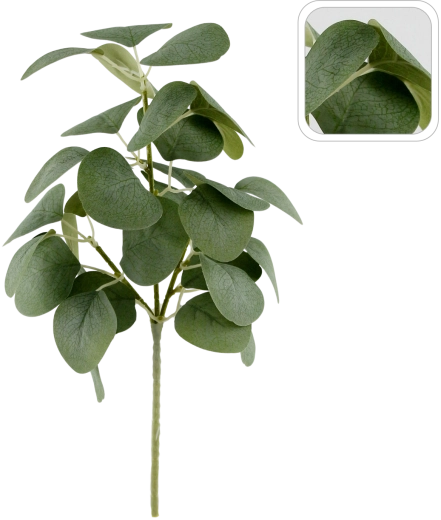 Mű eukaliptusz ág 33 cm