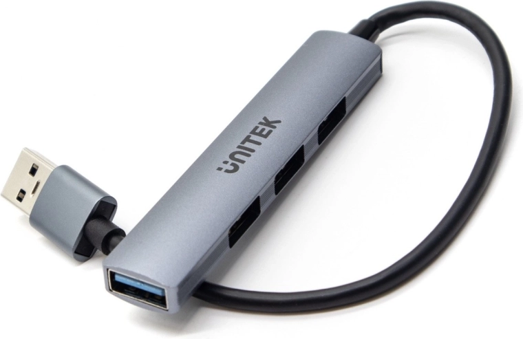 USB Hub Unitek 4 az 1-ben 5 Gbps és 3x USB 2.0