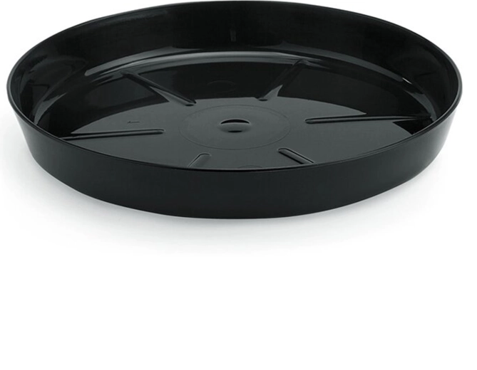 Lamela fekete virágcserép-alátét 33,7 cm
