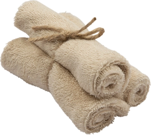 Timboo bambusz frottír törölközők frosted almond 29,5 × 50 cm - 3 db