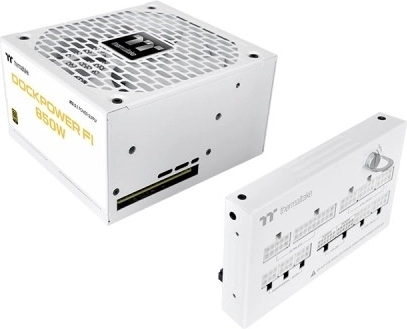 Thermaltake Dockpower FI 850W Gold moduláris ATX 3.1 Gen5 Snow tápegység