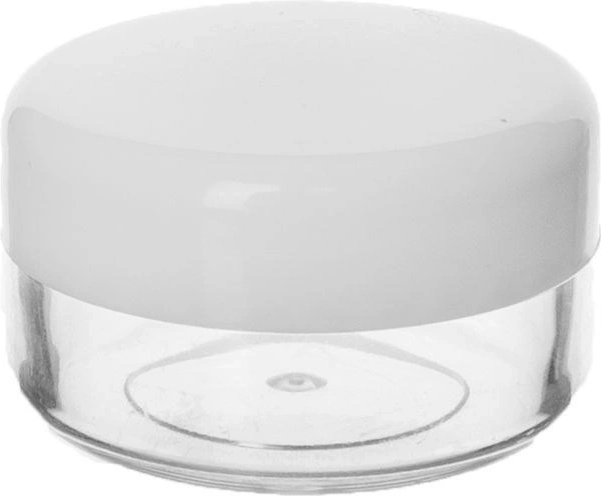 Műanyag krémes tégely 10 ml