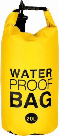 Vízzáró, vízhatlan dry bag 20 l kajakhoz, SUP-hoz és utazáshoz
