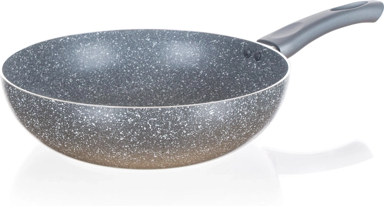 CUISINO Granite Grey 28 cm-es wok serpenyő tapadásmentes felülettel