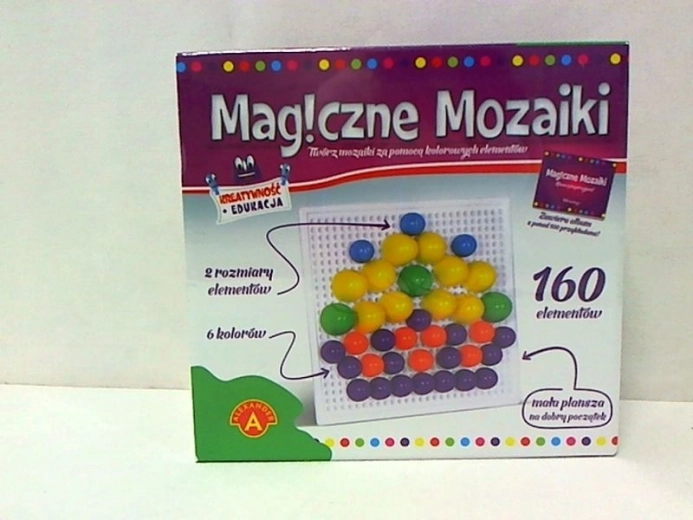 Varázslatos mozaikok – kreatív és edukatív készlet 160 db