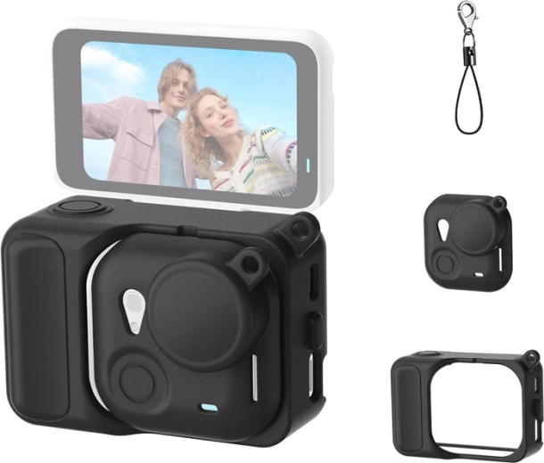 Puluz szilikon védőtok Insta360 GO Ultra kamerához – fekete