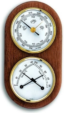 TFA analóg meteorológiai állomás tölgyfából