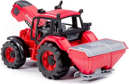 Belarus traktor trágyaszóró pótkocsival - 1 db