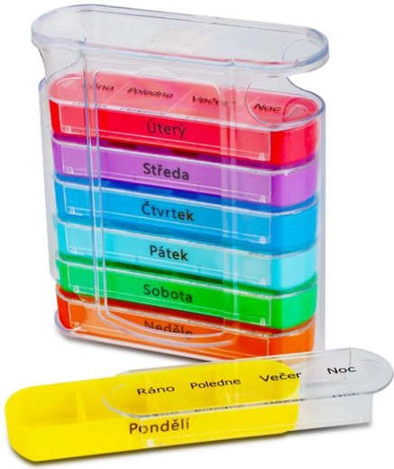 TORO 7 napos gyógyszeradagoló – reggel, délben, este, éjjel