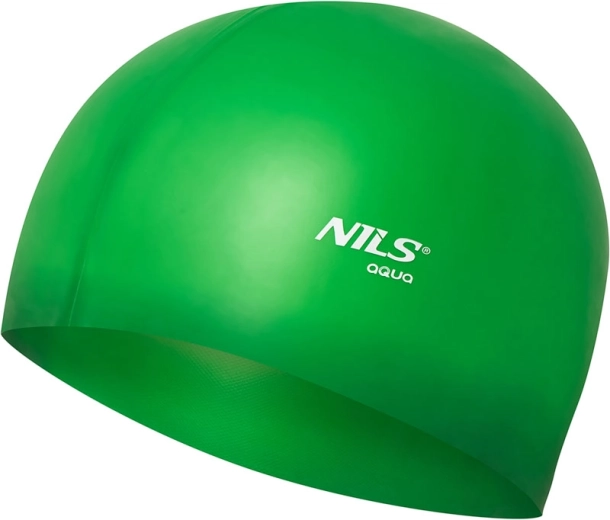 NILS Aqua szilikon úszósapka, zöld