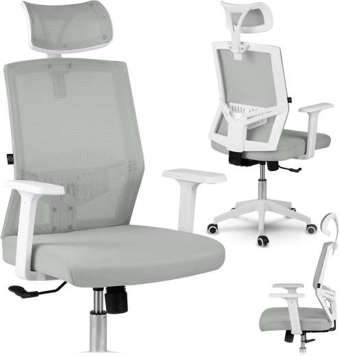 Ergonomikus irodai szék mikrohálóval Sofotel Rotar, szürke