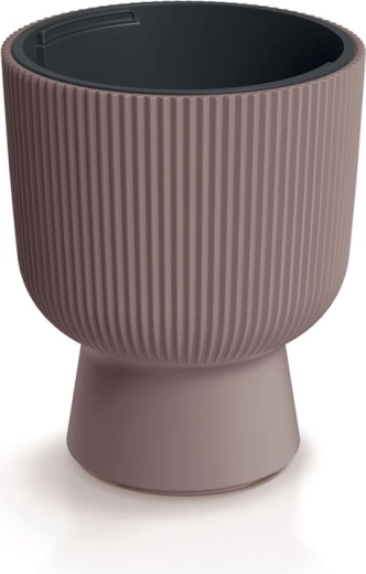 Milly virágcserép betéttel, 39 cm, marsala
