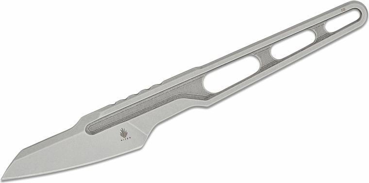 Kizer Scuttler – teljesen fémből készült, fix pengéjű kés 5,2 cm-es pengével Kydex tokban