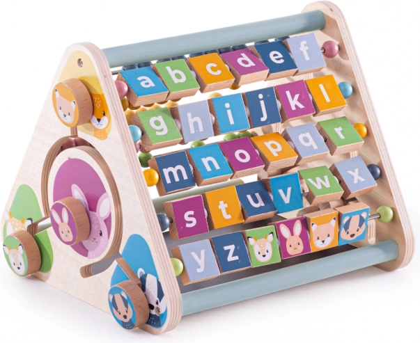 Bigjigs Toys fa aktív háromszög állatokkal