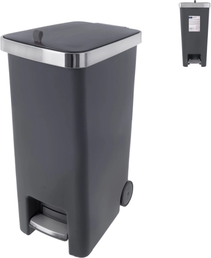 Premier pedálos és kerekes szemetes, 35 l