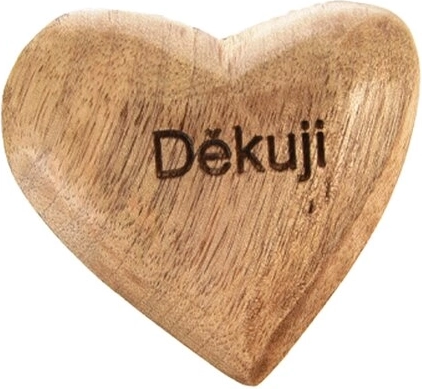 Mangóillatú szív „Köszönöm” felirattal