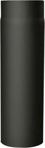 Füstcső 160 mm, 500 mm hossz, 1,5 mm falvastagság, fekete