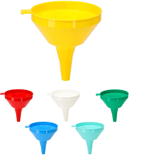 Műanyag tölcsér 16 cm, élelmiszerekhez