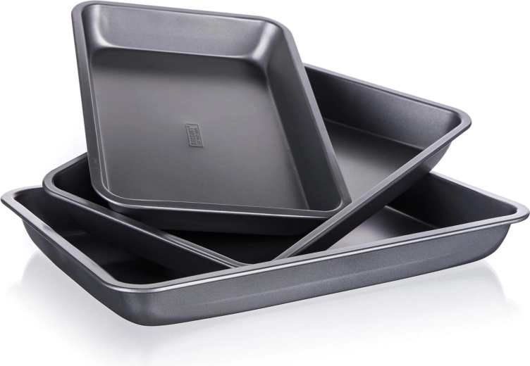 Culinaria tapadásmentes sütőlemezkészlet, 3 db