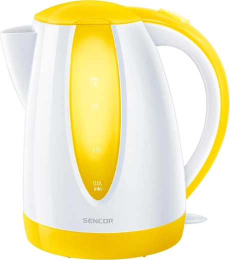 Sencor sárga, 1,8 l-es vízforraló