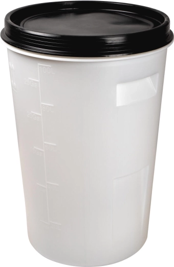 Kúpos műanyag hordó 110 l