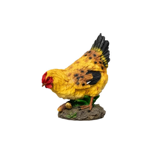 Dekoratív tyúkfigura - 1 db