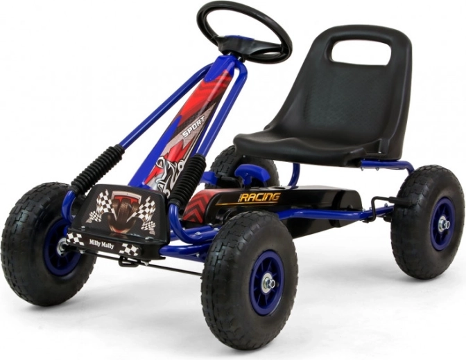 Milly Mally Thor kék gyermek pedálos gokart