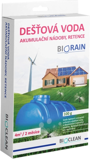 Baktériumkészítmény esővíztartályokhoz BioRain 100 g