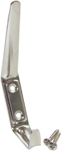 Nagy fali akasztó 41 × 120 mm, nikkel