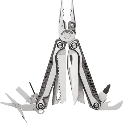 Leatherman Charge TTi Plus többfunkciós titán szerszám, 19 funkcióval