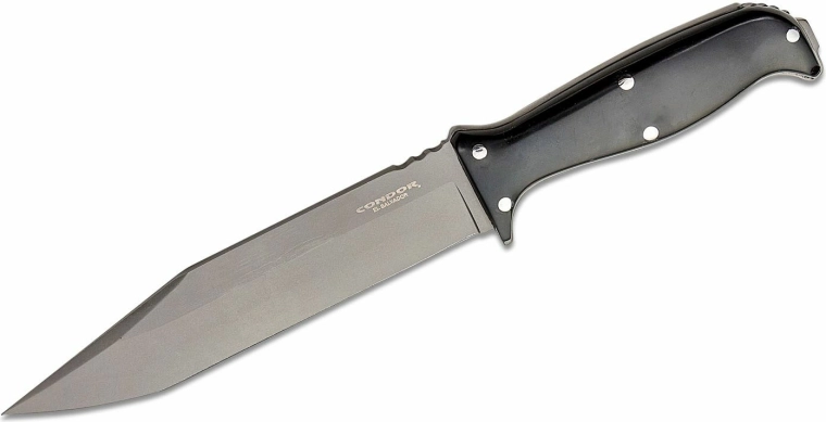 Condor Enduro univerzális kés 17,3 cm, fekete, Micarta, Kydex tok